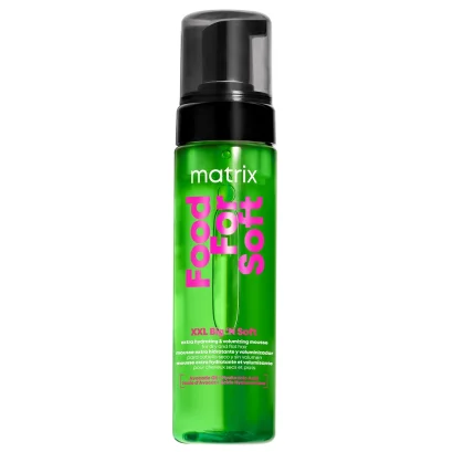 Мус для об`єму та зволоження волосся, 200 мл Big &rsquo;N Soft Extra Hydrating &amp; Volumizing Mousse Food For Soft MATRIX